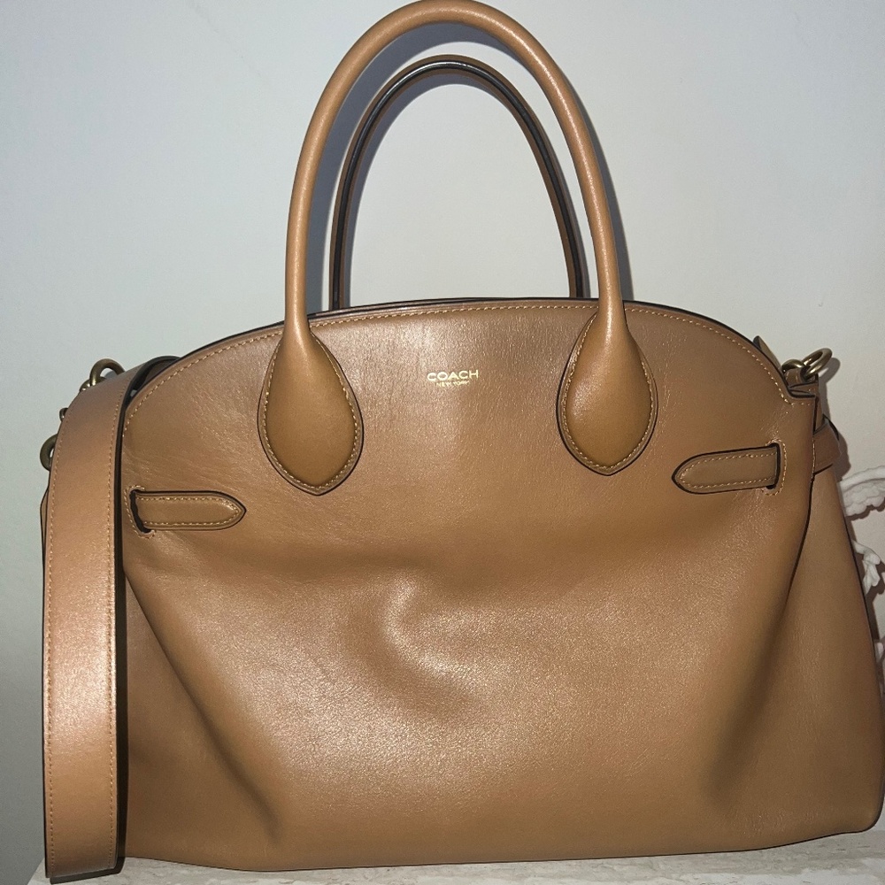 Coach Empire Carryall Bag 40 Honey Brown